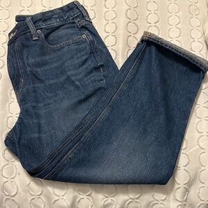 Old Navy Women's Boyfriend Jeans in Dark Blue